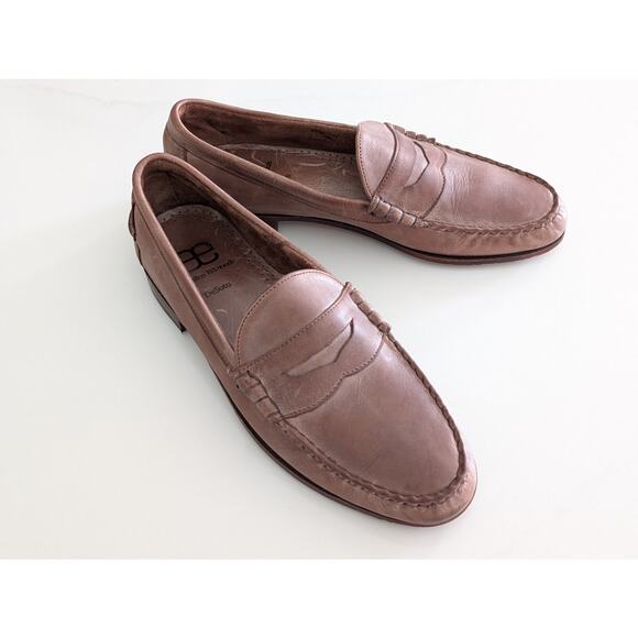 Men's Allen Edmonds Desoto Leather Penny Loafers Size 10B  45601 - Picture 2 of 10